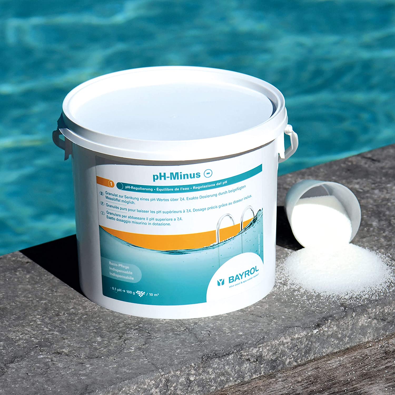 BAYROL Granulés pH Minus - Réducteur de pH - 6 kg