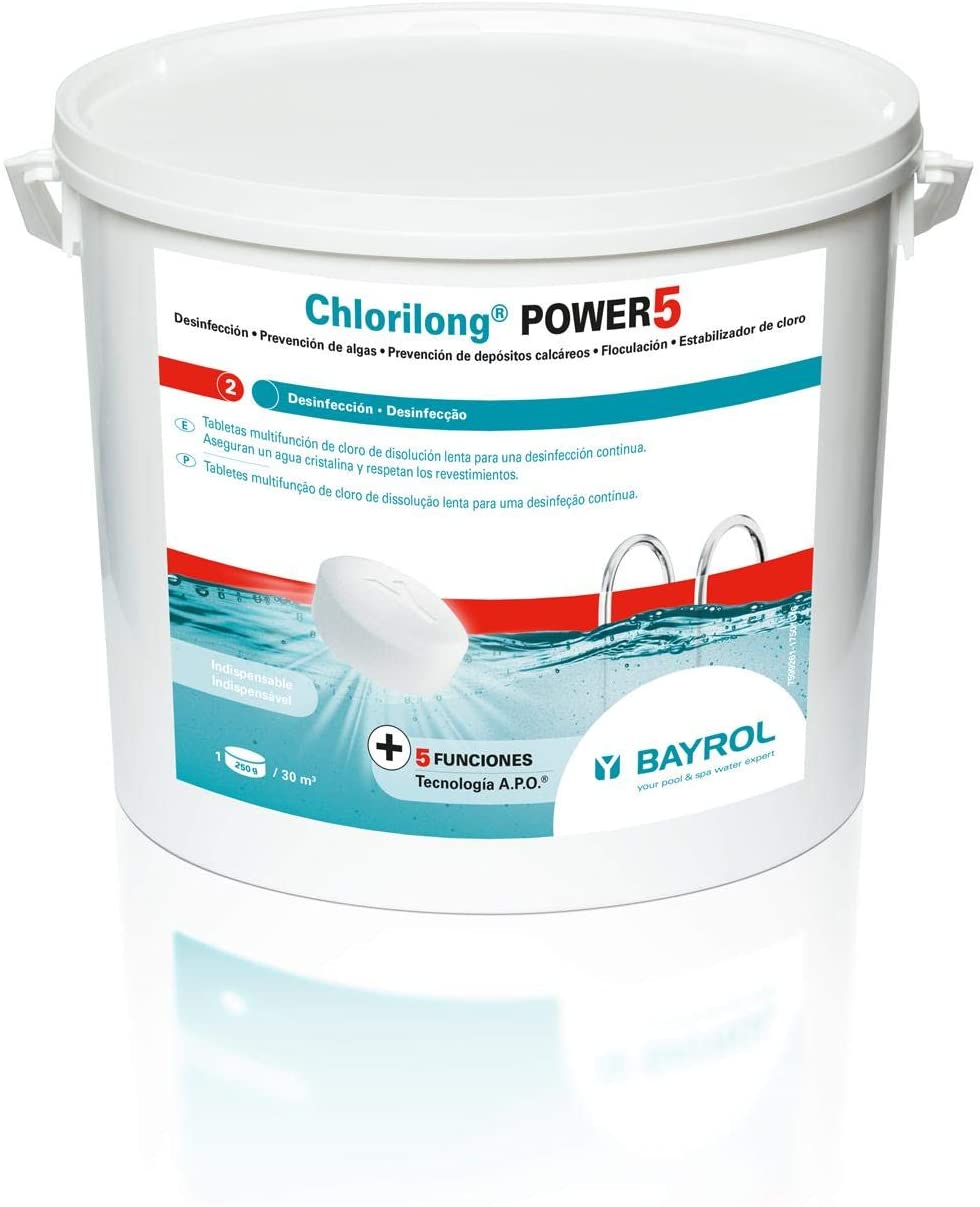 Bayrol Chlorilong Power 5 - Galets de Chlore à Dissolution Lente