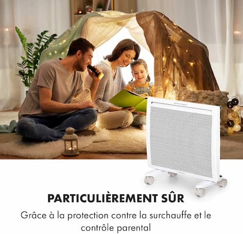 KLARSTEIN Hot Spot Slimcurve Double radiateur 2 en 1